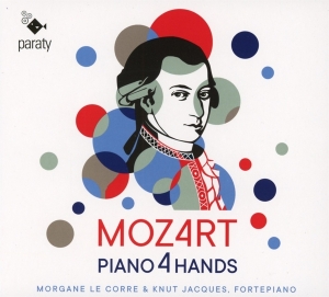 Knut Jacques - Mozart Piano 4 Hands ryhmässä CD @ Bengans Skivbutik AB (3995058)