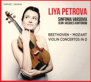 Liya Petrova - Beethoven Mozart Violin Concertos In D ryhmässä CD @ Bengans Skivbutik AB (3995326)