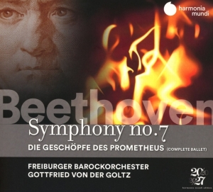 Freiburger Barockorchester / Gottfried Von Der Goltz - Beethoven Symphony No.7 / Die Geschopfe Des Prometheus ryhmässä CD @ Bengans Skivbutik AB (3995337)