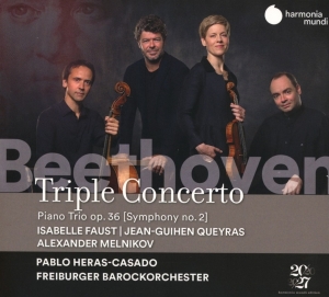 Faust/Queyras/Melnikov/Freiburger Barockorchester/Heras-Casado - Beethoven Triple Concerto ryhmässä CD @ Bengans Skivbutik AB (3995339)