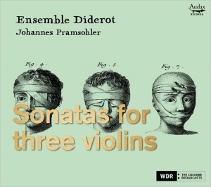 Ensemble Diderot - Sonatas For Three Violins ryhmässä CD @ Bengans Skivbutik AB (3996910)