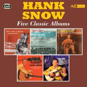 Hank Snow - Five Classic Albums ryhmässä CD @ Bengans Skivbutik AB (4014169)