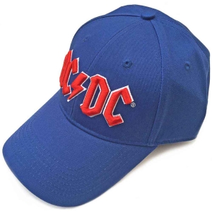 Ac/Dc - Red Logo Blue Baseball C ryhmässä Minishops / AC/DC @ Bengans Skivbutik AB (4016178)