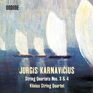 Karnavicius Jurgis - String Quartets Nos. 3 & 4 ryhmässä CD @ Bengans Skivbutik AB (4030038)