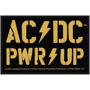 Ac/Dc - Pwr-Up Standard Patch ryhmässä Minishops / AC/DC @ Bengans Skivbutik AB (4045115)