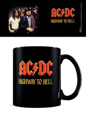 AC/DC - Coffe Mug (Highway To Hell) Black ryhmässä MERCH @ Bengans Skivbutik AB (4045124)