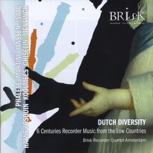 Brisk Recorder Quartet - Dutch Diversity ryhmässä CD @ Bengans Skivbutik AB (4046148)