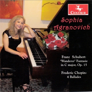 Agranovich Sophia - Wanderer Fantasie In C Major Op.15 ryhmässä CD @ Bengans Skivbutik AB (4047293)