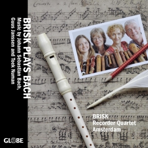 Brisk Recorder Quartet Amsterdam - Brisk Plays Bach ryhmässä CD @ Bengans Skivbutik AB (4047303)