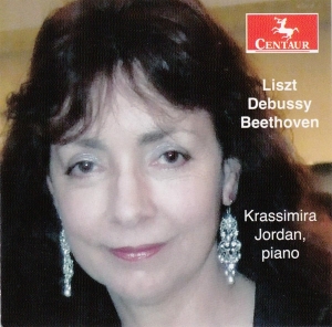 Krassimira Jordan - Liszt Debussy Beethoven ryhmässä CD @ Bengans Skivbutik AB (4048105)