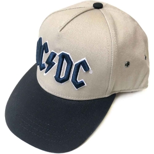 Ac/Dc - Navy Logo Sand/Bl Snapback C ryhmässä Minishops / AC/DC @ Bengans Skivbutik AB (4049400)