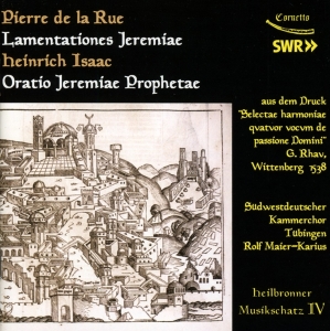 Maier-Karius Suedwestdeutscher Kammerorchester - Lamentationes Jeremiae ryhmässä CD @ Bengans Skivbutik AB (4050188)