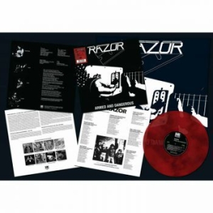 Razor - Armed And Dangerous (Marbled Vinyl ryhmässä VINYYLI @ Bengans Skivbutik AB (4053514)