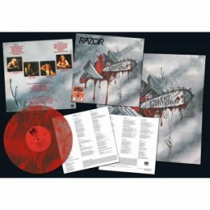 Razor - Violent Restitution (Red Marble Vin ryhmässä VINYYLI @ Bengans Skivbutik AB (4056147)