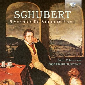 Schubert Franz - 4 Sonatas For Violin & Piano ryhmässä CD @ Bengans Skivbutik AB (4058516)