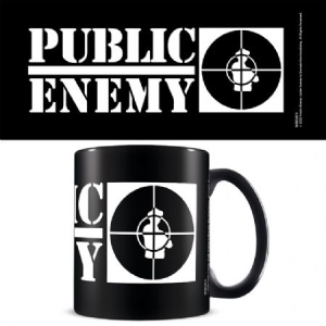 Public Enemy - Public Enemy (Crosshairs Logo) Black Mug ryhmässä MERCH @ Bengans Skivbutik AB (4063703)