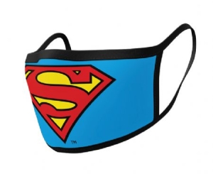 Superman - Superman (Logo) Face mask (2-pack) ryhmässä MERCH @ Bengans Skivbutik AB (4063968)