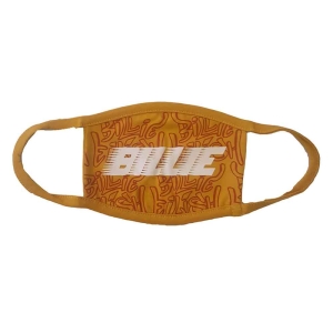 Billie Eilish - Racer Logo & Graffiti Yell Face Mask ryhmässä Minishops / Billie Eilish @ Bengans Skivbutik AB (4064008)