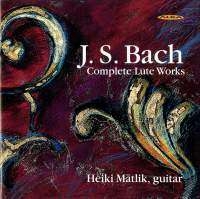 Johann Sebastian Bach - Complete Lute Works ryhmässä CD @ Bengans Skivbutik AB (4065468)