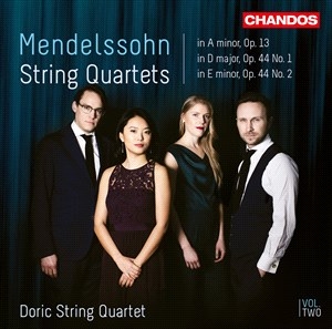 Mendelssohn Felix - String Quartets, Vol. 2 ryhmässä ME SUOSITTELEMME / Joululahjavinkki: CD @ Bengans Skivbutik AB (4071361)