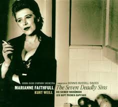 Faithfull Marianne Radio Symphony Orchestra Vienna - Kurt Weill: The Seven Deadly Sins ryhmässä VINYYLI @ Bengans Skivbutik AB (4073037)