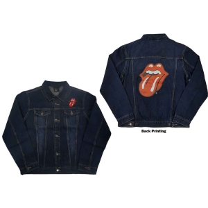 Rolling Stones - Classic Tongue Uni Denim Jacket: ryhmässä MERCH @ Bengans Skivbutik AB (4073855r)