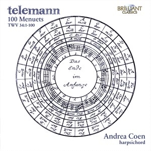 Telemann Georg Philipp - 100 Menuets Twv 34:1-100 ryhmässä CD @ Bengans Skivbutik AB (4073966)