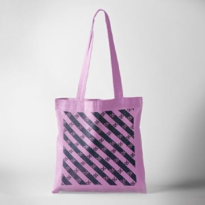 Ebba Grön - Tote Bag Rosa (Tryck på bägge Sidor) ryhmässä Minishops / Ebba Grön @ Bengans Skivbutik AB (4078649)