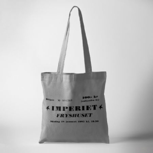 Imperiet - Tote bag Fryshuset Grå ryhmässä Minishops / Imperiet @ Bengans Skivbutik AB (4078656)