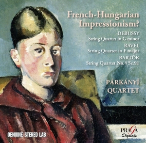 Parkanyi Quartet - French-Hungarian Impressionism? ryhmässä CD @ Bengans Skivbutik AB (4080402)