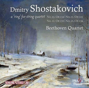 Shostakovich D. - String Quartets No.10,11, & 13 ryhmässä CD @ Bengans Skivbutik AB (4080437)