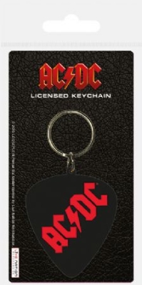 Ac/Dc - AC/DC (Plectrum) Rubber Keychain ryhmässä Minishops / AC/DC @ Bengans Skivbutik AB (4082056)