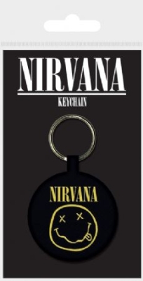 Nirvana - Nirvana (Smiley) Woven Keychain ryhmässä Minishops / Nirvana @ Bengans Skivbutik AB (4082057)