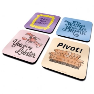 Friends - Friends (Quotes) 4 Coaster Set ryhmässä MERCH @ Bengans Skivbutik AB (4082068)