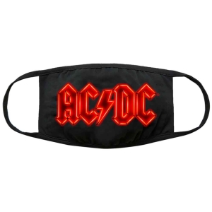 Ac/Dc - Neon Logo Bl Face Mask ryhmässä Minishops / AC/DC @ Bengans Skivbutik AB (4085188)