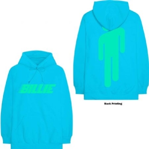 Billie Eilish - Unisex Pullover Hoodie: Logo & Blohsh (B ryhmässä Minishops / Billie Eilish @ Bengans Skivbutik AB (4085599)