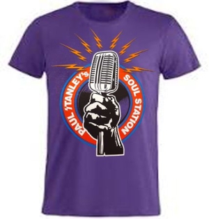 Paul Stanley's Soul Station - Paul Stanley's Soul Station T-Shirt Purple ryhmässä MERCH @ Bengans Skivbutik AB (4086253)