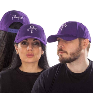 Prince - White Symbol Purp Baseball C ryhmässä MERCH @ Bengans Skivbutik AB (4086510)