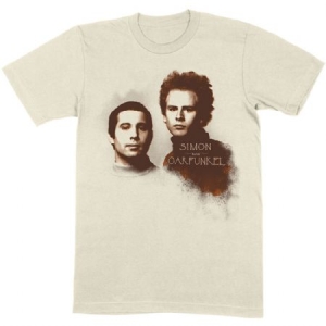 Simon & Garfunkel - Simon & Garfunkel Uisex Tee : Faces ryhmässä Minishops / Simon Garfunkel @ Bengans Skivbutik AB (4086513r)