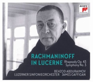 Abduraimov Behzod & Luzerner Sinfonieorchester - Rachmaninoff In Lucerne - Rhapsody On A Theme Of Paganini, Symphony No. 3 ryhmässä CD @ Bengans Skivbutik AB (4088533)