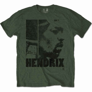 Jimi Hendrix - Let Me Live Green Uni T-Shirt ryhmässä MERCH @ Bengans Skivbutik AB (4089078r)