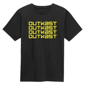 Outkast - Outkast Unisex Tee : Logo Repeat ryhmässä MERCH @ Bengans Skivbutik AB (4097052r)