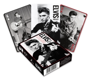 Elvis Presley - Elvis - Black And White Playing Cards ryhmässä -Start Merch @ Bengans Skivbutik AB (4113956)