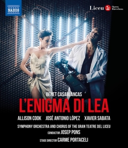 Casablancas Benet - Enigma Di Lea (Bluray) ryhmässä Musiikki / Musiikki Blu-Ray / Klassiskt @ Bengans Skivbutik AB (4114276)