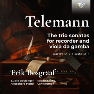 Telemann Georg Philipp - Trio Sonatas For Recorder & Viola D ryhmässä CD @ Bengans Skivbutik AB (4117038)