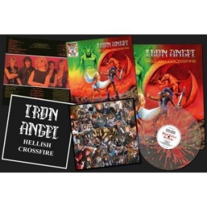 Iron Angel - Hellish Crossfire (Fire Splatter Vi ryhmässä VINYYLI @ Bengans Skivbutik AB (4120109)