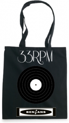 Bengans Tygpåse - 33 Rpm ryhmässä Bengans Official Merch @ Bengans Skivbutik AB (4128984)