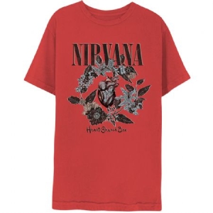 Nirvana - Heart-Shaped Box Red T-Shirt ryhmässä Minishops / Nirvana @ Bengans Skivbutik AB (4130281r)