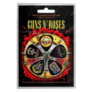 Guns N Roses - Guns N Roses Plectrum Pack : Bullet Logo ryhmässä Minishops / Guns N Roses @ Bengans Skivbutik AB (4130342)