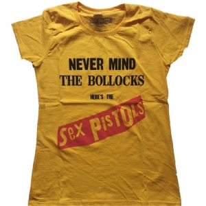 Sex Pistols - The Sex Pistols Ladies T-Shirt : Never Mind The Bollocks Original Album ryhmässä Minishops / Sex Pistols @ Bengans Skivbutik AB (4132155r)